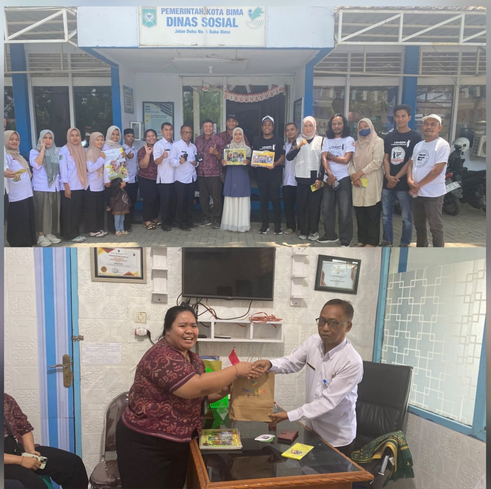 Dinsos Kota Bima Jajaki Kolaborasi dengan Dua Yayasan untuk Anak Disabilitas