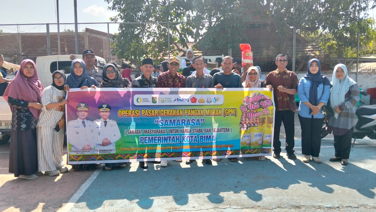 Pemkot Bima Gelar Pasar Murah Samarasa di Kelurahan Sadia