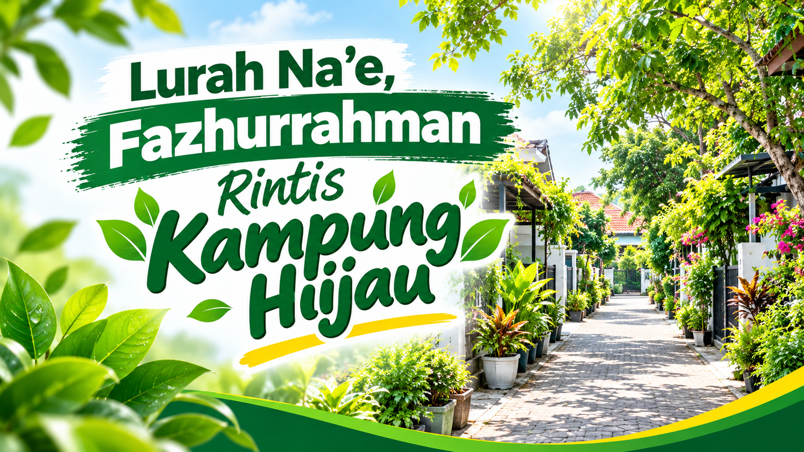 DLH Kota Bima Apresiasi Lurah Na’e Rintis Kampung Hijau Berbasis Masyarakat