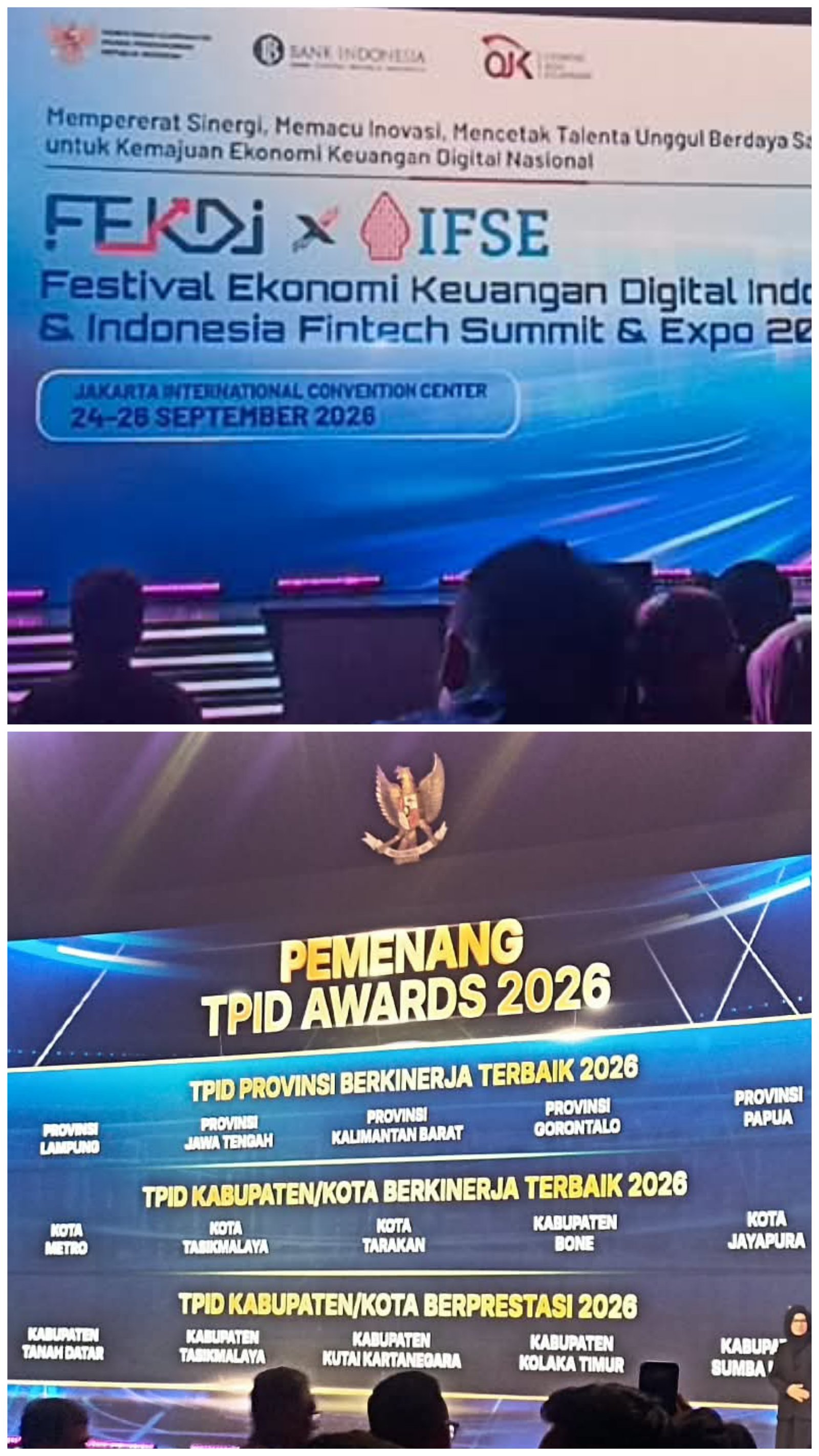 TPID Kota Bima Raih Terbaik III Wilayah Nusampua pada TPID Award 2026