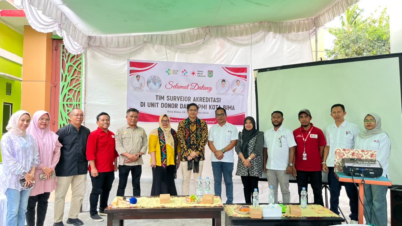 UDD PMI Kota Bima Jalani Survei Akreditasi untuk Tingkatkan Mutu Layanan Darah