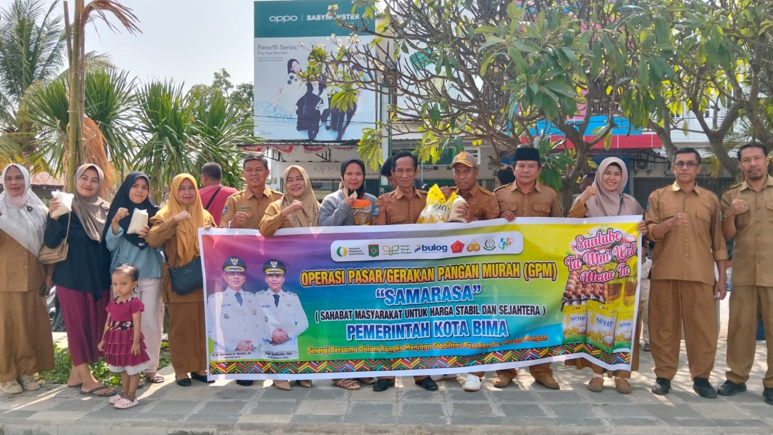 Operasi Pasar SAMARASA Hadir di Lapangan Serasuba, Sediakan Pangan Terjangkau