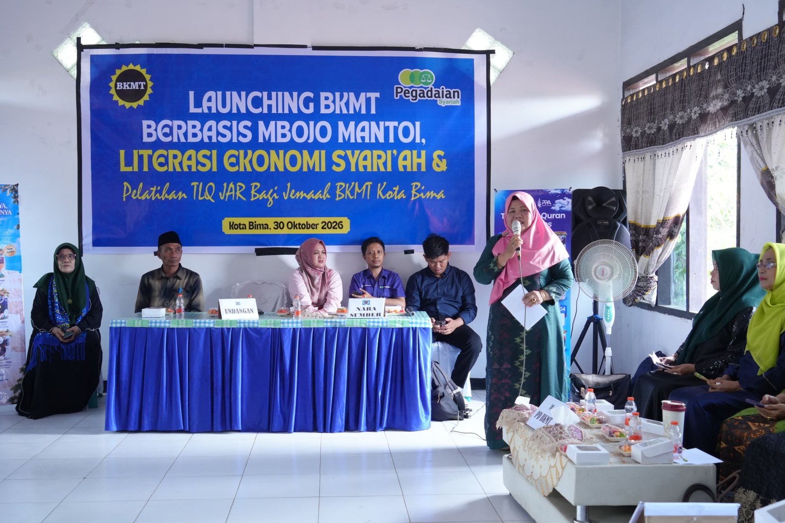 BKMT Berbasis Mbojo Matoi dan Literasi Ekonomi Syariah Diluncurkan di Kota Bima