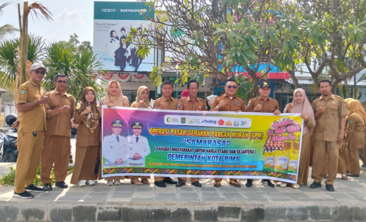Pemkot Bima Gelar Pasar Murah SAMARASA di Kelurahan Paruga