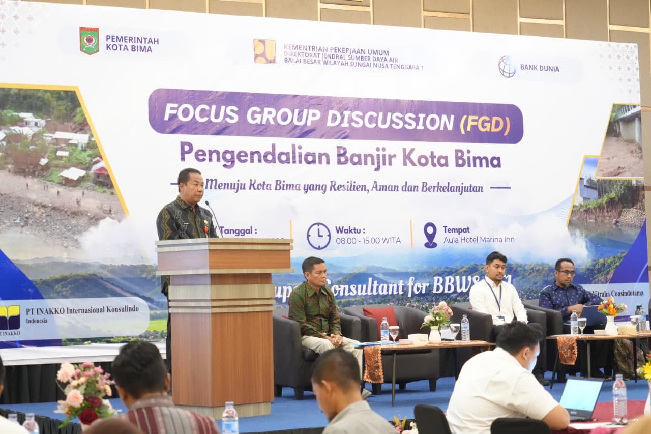 Pemkot Bima Perkuat Sinergi Lintas Sektor untuk Pengendalian Banjir