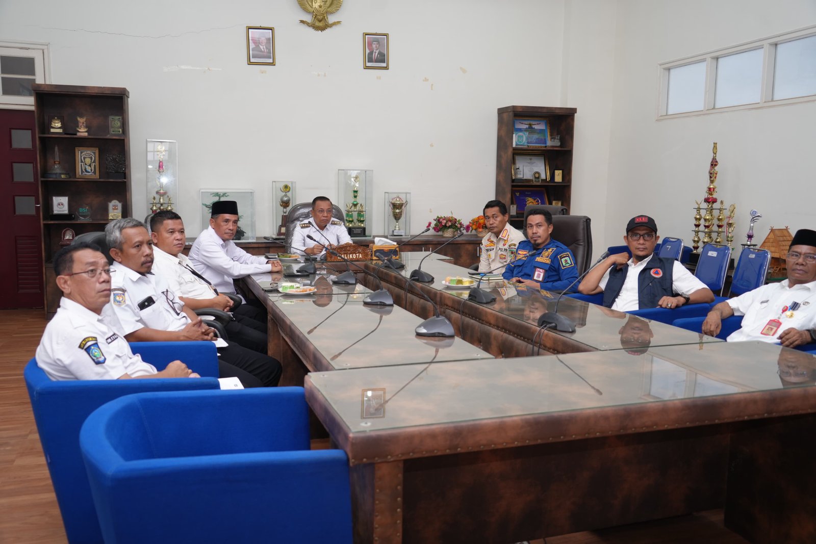 Wali Kota Bima Bahas Peluang Pengaktifan Kembali Layanan Siaga 112